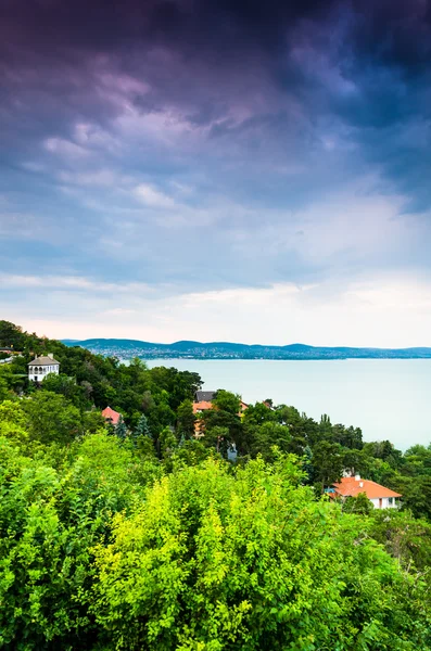 Vista del lago Balaton — Foto de Stock