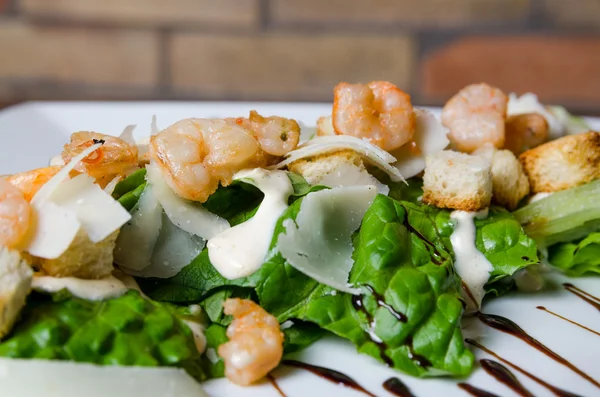 Taze deniz ürünleri salatası — Stok fotoğraf