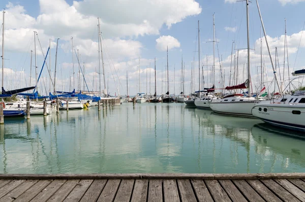 Ship dock view — Stock Photo, Image