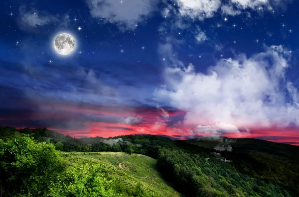 Night background view — Stock Photo, Image