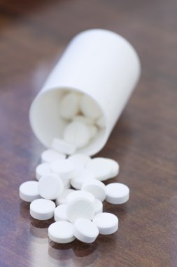 Pills On The Table clipart