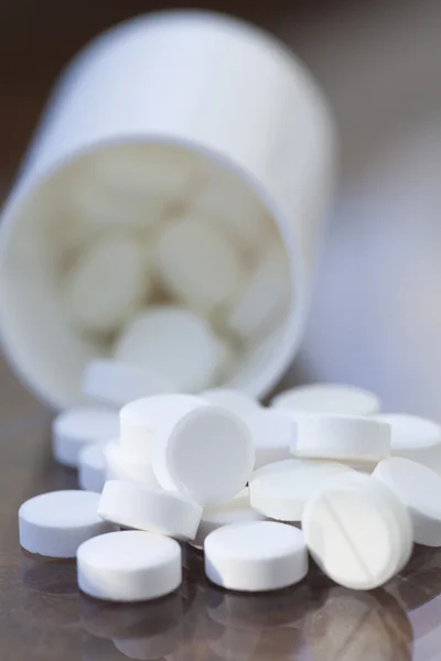 Pills On The Table Stock Photo