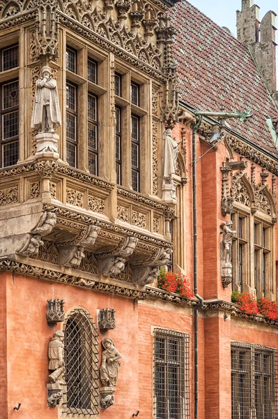 Architecture of the Market square in Wroclaw, Poland. — Stock Photo, Image