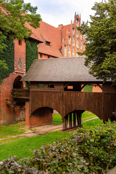 Medieval Castle Fortress Teutonic Order Malbork — Stock Photo, Image