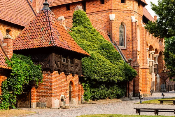 Μεσαιωνικό Κάστρο Και Φρούριο Της Τευτονικής Τάξης Στο Malbork — Φωτογραφία Αρχείου