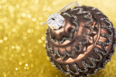 Sarı parlak tatil arka plan christmas dekorasyon