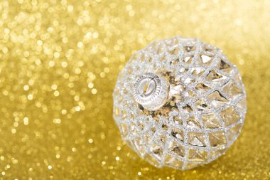 Sarı parlak tatil arka plan christmas dekorasyon