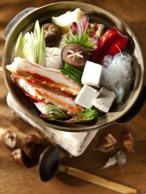 Japon Sukiyaki çanak