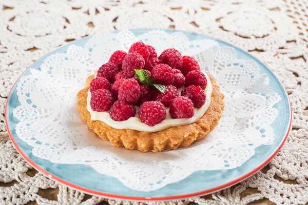 Zmeura tart — Fotografie, imagine de stoc