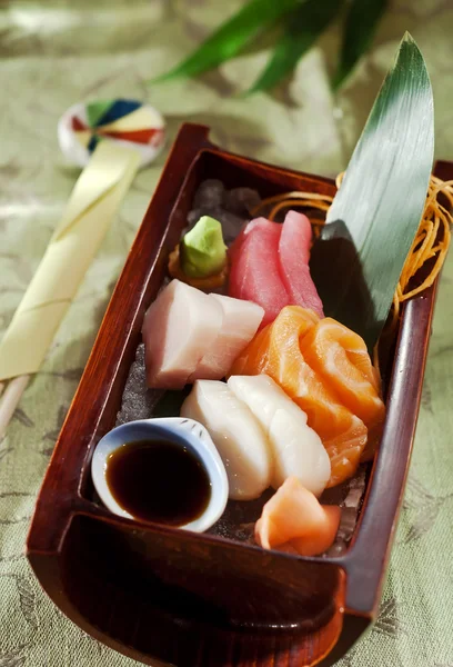 Japanese sashimi raw fish — Stock Photo, Image