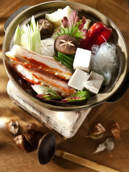 Plato japonés Sukiyaki —  Fotos de Stock