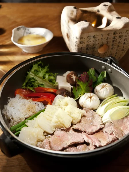 Plato japonés Sukiyaki —  Fotos de Stock