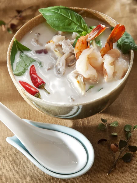Sopa tailandesa Tom Yam — Fotografia de Stock