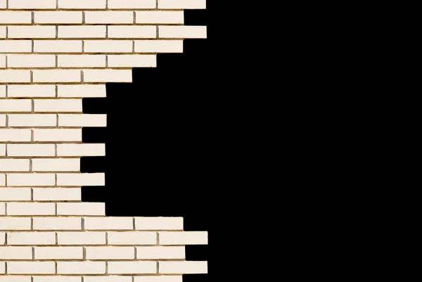 White brick wall. Space for text — Stock Photo, Image