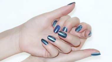 Manicure nail paint . clipart