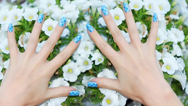 Tinta de unhas de manicure  . — Fotografia de Stock