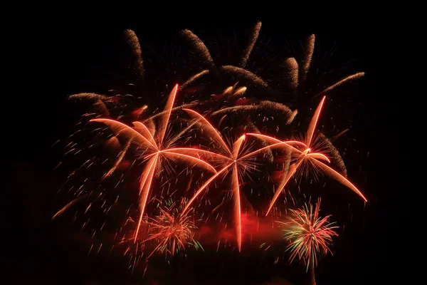 Fireworks on the sea. — Stock Photo, Image