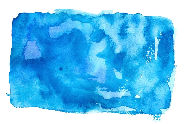 Blauer Aquarell-Hintergrund — Stockfoto
