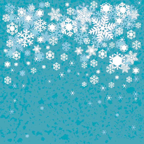 Fondo de copo de nieve — Vector de stock