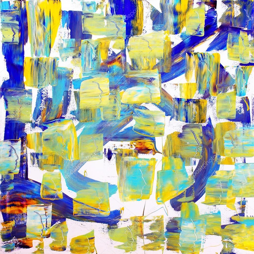 Abstract colorful painting