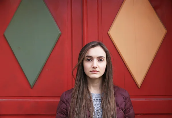 Portrait of beautiful girl Stock Picture