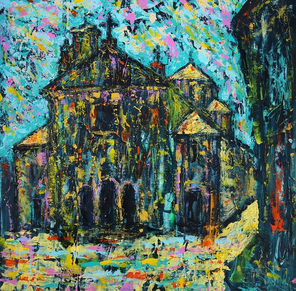 サラマンカのサン パブロ教会 イグレシア パブロ の絵画 — ストック写真