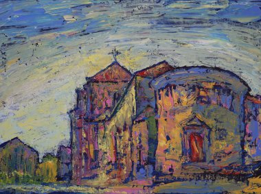 Colegio Arzobispo Fonseca Salamanca şehrinin sanat tablosu, İspanya