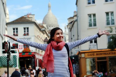 Paris, Fransa 'da güzel bir kız.