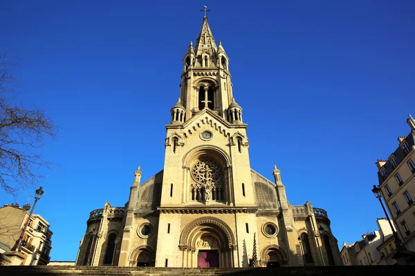 Eglise Notre Dame de la Croix in Paris, France — Stock Photo, Image