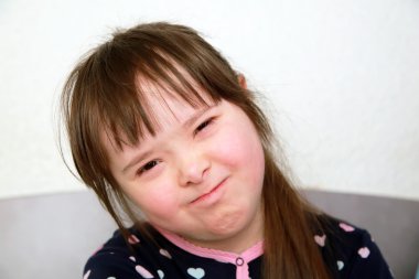 güzel kız mutlu portre