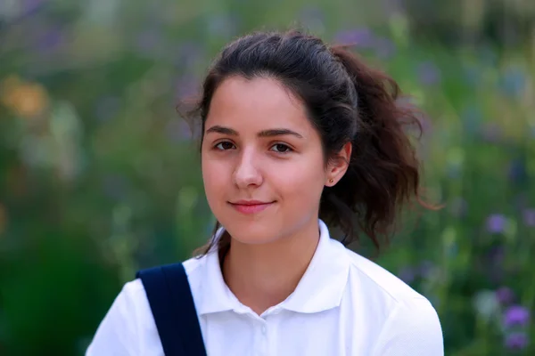 Beautiful student girl — Stock Photo, Image