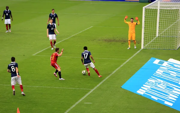 Fútbol: Francia v Bélgica —  Fotos de Stock