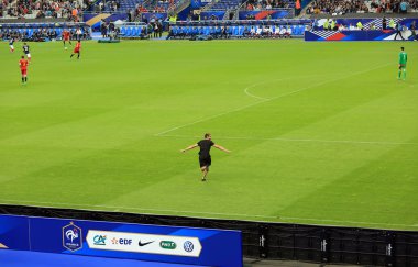 Fransa v Belçika, Stade de France, 7 Haziran 2015 maç.