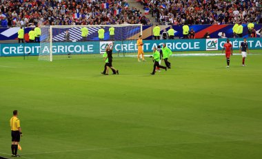 Futbol futbol: Fransa v Belçika maçı, Stade de France, 7 Haziran 2015
