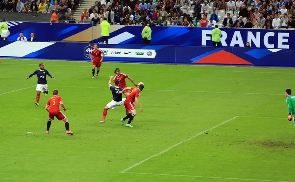 Football Football : match France / Belgique Au Stade de France, 7 juin 2015 — Photo