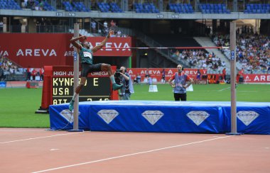 Erik Areva, Paris Diamond League toplantı üzerinde Kynard