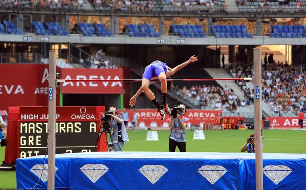 Antonios Mastoras on MEETING AREVA, Paris Diamond League — Stock Photo, Image