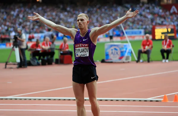 Daniil Areva, Paris Diamond League toplantı üzerinde Tsyplakov — Stok fotoğraf