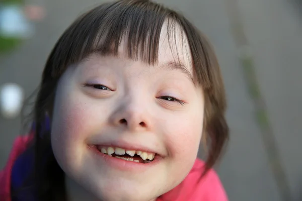 Retrato de menina bonita — Fotografia de Stock