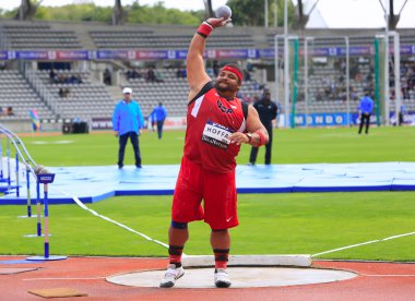 Reese Hoffa on DecaNation International Outdoor Games