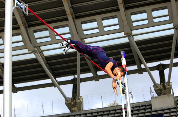 Lavillenie Renaud: DecaUation Uluslararası Açık Hava Oyunları — Stok fotoğraf