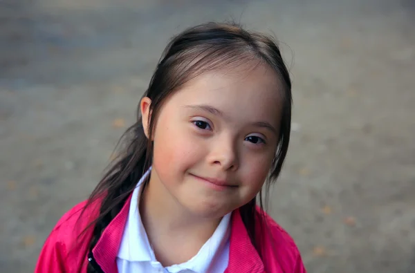 Retrato de menina bonita — Fotografia de Stock