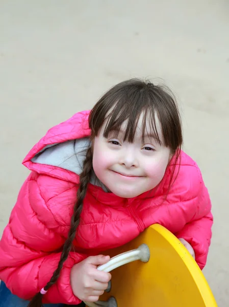 Little girl smiling — Stock Photo, Image