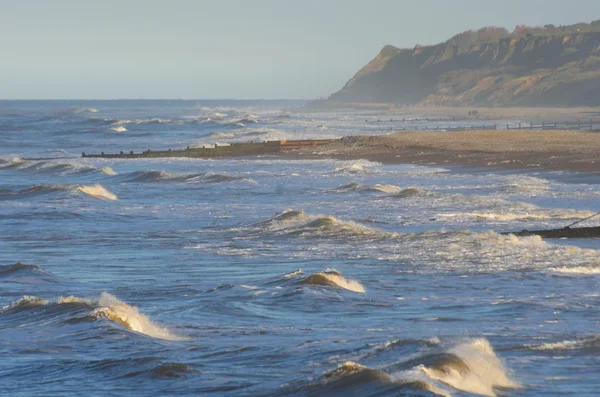 Rough sea in Norfolk — Stock Photo, Image