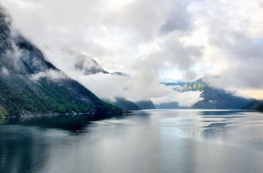 Sognefjorden yolda fiyortları Flam