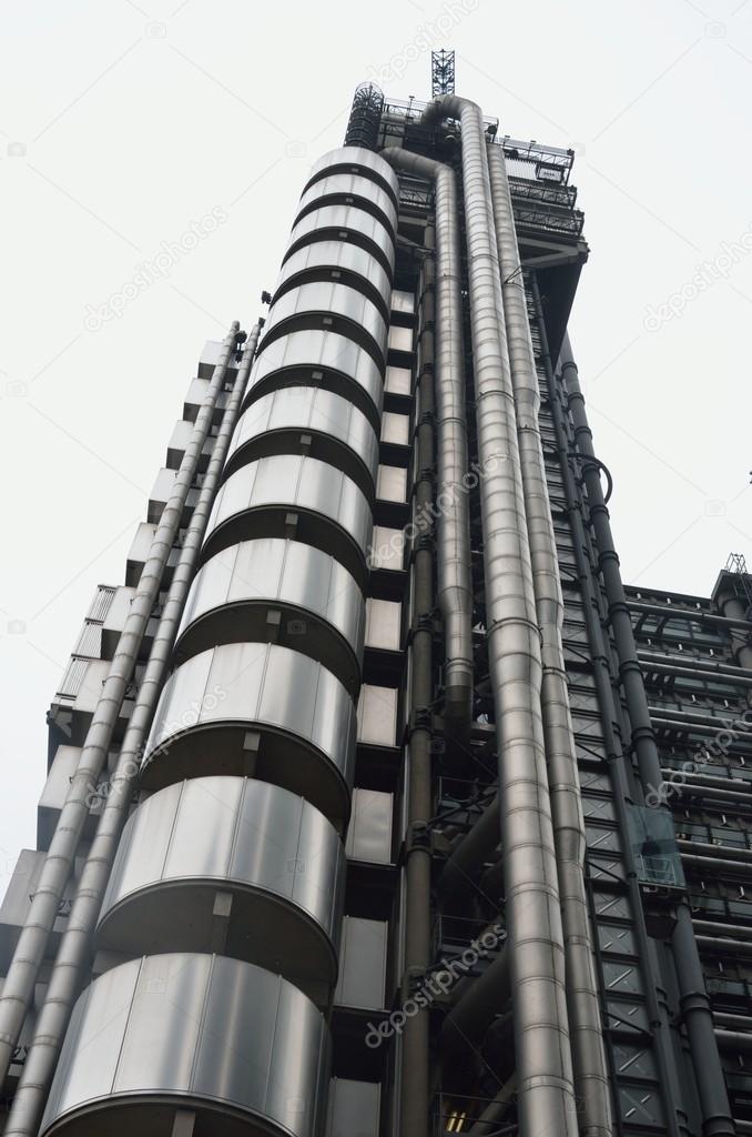 Looking up at Lloyds Building