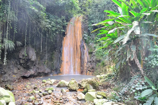 Tropischer Wasserfall im Wald — Stockfoto