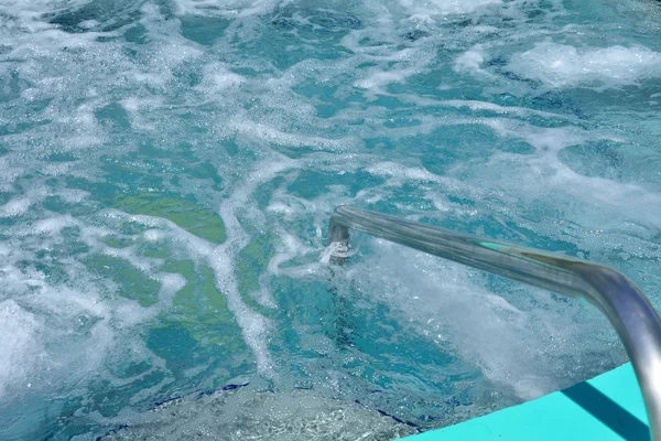 Sıcak küvette yakın çekim