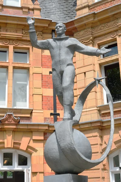Yuri Гагаріна статуя Грінвіч Лондон — стокове фото