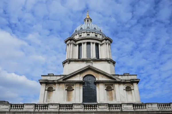 Greenwich Naval College cupola di fronte — Foto Stock